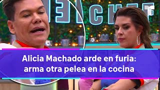 Top Chef VIP  Alicia Machado arde en furia arma otra pelea en la cocina 😱 🔥 [upl. by Paderna]