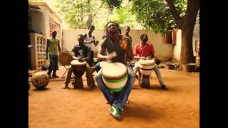 Bassidi Koné  Djembe Solo August 2015 Bamako Mali [upl. by Cyd]