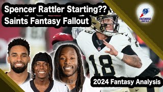 Spencer Rattler or Jake Haener Saints Fantasy Fallout [upl. by Aisha]