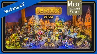 Lemax Christmas Village 2023  The Making Of Caddington Village [upl. by Ynabla]