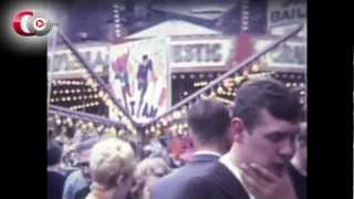 A fairground on Barnsley Market Aug 1965  Archive footage [upl. by Yendys621]