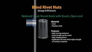 BLIND RIVET QNUT STANDARD – REDUCED COUNTERSUNK HEAD [upl. by Ailecnarf936]