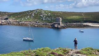 Team Windfinder to The Isles of Scilly 2023 with our HallbergRassy 48 mk II [upl. by Tilly]