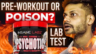 PSYCHOTIC PREWORKOUT LAB TEST REPORT  BIGGEST EXPOSE IN SUPPLEMENT INDUSTRY review fitness gym [upl. by Candace]