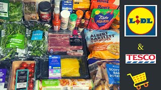 Lidl amp Tesco Scotland  UK family grocery haul Friday 24th March [upl. by Notfilc]