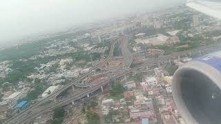 Indigo Landing  Chennai International Airport  Kathipara Flyover View [upl. by Nairad545]