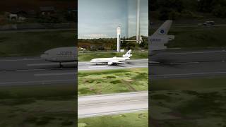 🏥 Orbis Flying Eye Hospital McDonnell Douglas DC10 Landing aviation miniature planespotting [upl. by Laumas]