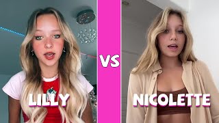 Lilly Ketchman Vs Nicolette Durazzo TikTok Dance Battle 2021 [upl. by Gorton737]