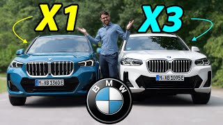 BMW X1 vs X3 comparison REVIEW M Sport [upl. by Lavern343]