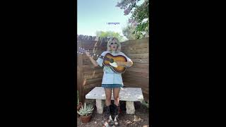 macy todd  red white amp me a lyric video in the backyard [upl. by Baerl]