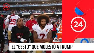 Controversia racial con atleta por gesto que quotmolestóquot a Trump  24 Horas TVN Chile [upl. by Ecnarf]