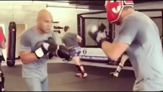 Robbie Lawler is Back  Sparring 2017 [upl. by Aitret]