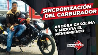 AKT CR4  MEJORA el RENDIMIENTO de la MOTO con esta sincronización de CARBURADOR [upl. by Ma]