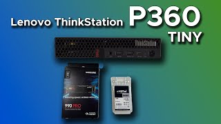 Lenovo ThinkStation P360 Tiny Hands On Review with Ram and SSD Upgrades [upl. by Annirok]