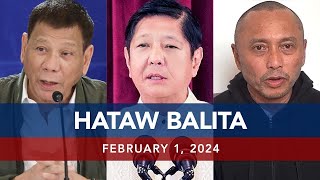 UNTV HATAW BALITA  February 1 2024 [upl. by Origra589]