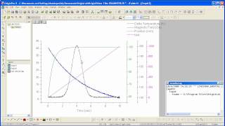 Graphing Origin 8 How to make a MultiY Plot using preinstalled templates [upl. by Haelem784]