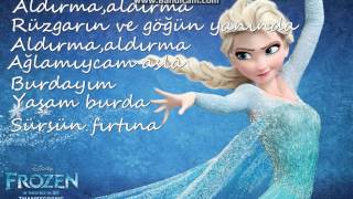 Elsa Aldırma Türkçe Lyrics [upl. by Lednahc]