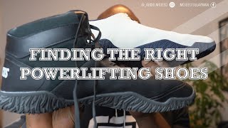 FINDING THE RIGHT POWERLIFTING SHOES  AVANCUS APEX POWER REVIEW [upl. by Aicatsue926]