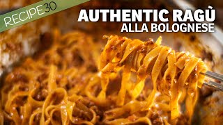 Look no further How to cook Authentic Ragù Alla Bolognese with Tagliatelle [upl. by Hasile]