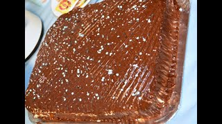 MOIST CHOCOLATE CAKE RECIPE  Sjokoladekake Langpanne Oppskrift [upl. by Alaine667]