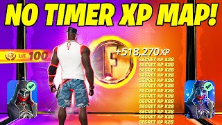 CRAZY NO TIMER Fortnite XP GLITCH Map to LEVEL UP FAST in Chapter 5 Season 4 Get Free Felina Skin [upl. by Aelahs]