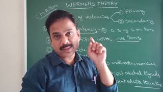 Coordination compounds 4  Werners theory  explained in Telugu  Neet JEE EAPCET Eamcet [upl. by Leak681]