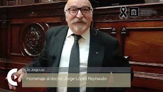 EN CÁMARA Entrevista homenaje al doctor Jorge López Reynaudo [upl. by Orabelle]