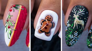 New Christmas🎄Nail Art Ideas 2024  Best Holidays Nail Art Tutorials [upl. by Nosnar]