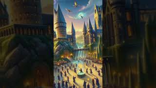 The wizard school harrypotter shorts hogwarts [upl. by Aneehta]