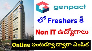 Genpact Company Latest Jobs In Hyderabad  Genpact Jobs Recruitment  Genpact Jobs Latest [upl. by Aihsotan]