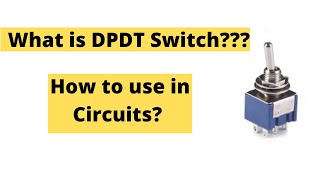 What is DPDT switch  Wiring Connection Details  VOLTAMPS [upl. by Dreeda]