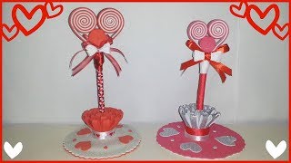 Lapicero Corazón Paso a Paso San Valentin Valentines Day Gifts Valentines Day Crafts [upl. by Merari]