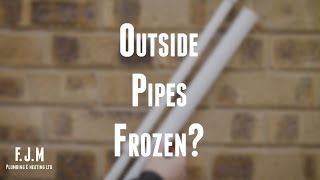 How To Stop Your Outside Pipes From Freezing [upl. by Mariejeanne]