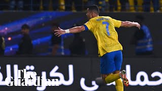 Cristiano Ronaldo scores sensational longrange lob for AlNassr [upl. by Hum906]