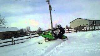 Playin with my new 04 arctic cat f6 with mbrp exhaust [upl. by Babs]