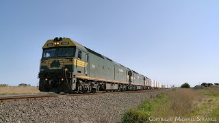 7902V Mildura To Melbourne quotFruit Flyerquot Container Train 2792024  PoathTV Australian Railways [upl. by Noyerb444]