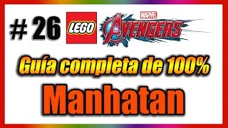 LEGO Marvel Vengadores  Guía de 100  Parte 26  Manhatan Modo Libre [upl. by Trstram]