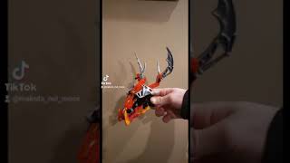 Burning Miserix  LEGO bionicle progress pt1 [upl. by Calvinna]