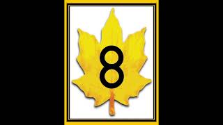 Learn Numbers 020 with Fall Leaf Cards  Fun FallThemed Counting for Preschool amp Kindergarten [upl. by Leumas]