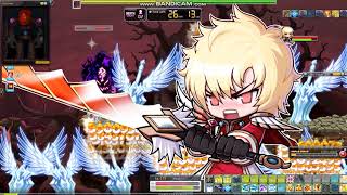 MapleStory Zero lvl 215 Hellux solo [upl. by Attelocin]