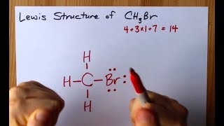 How to Draw the Lewis Structure of CH3Br bromomethane [upl. by Galvin]