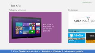 Cómo actualizar Windows 8 a Windows 81 Paso a Paso Tutorial [upl. by Akaenahs]