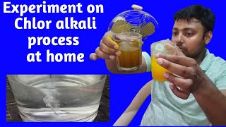 Chlor alkali process  chlor alkali process experiment scienceactivity science [upl. by Maudie]