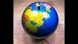 Making of Automatic Rotating Globe at Home  with detail [upl. by Nellac]