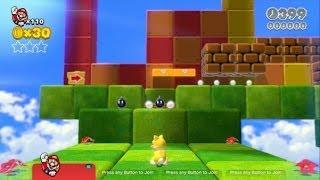 Super Mario 3D World 100 Walkthrough Part 27  World Star5  Super Block Land [upl. by Jacobo]