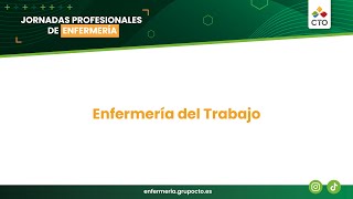 Jornadas Profesionales del EIR 2024 Enfermería del trabajo [upl. by Fae]