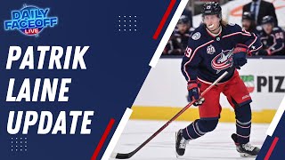 Patrik Laine Update  Columbus Blue Jackets  Daily Faceoff Live [upl. by Halette267]