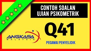 Contoh Soalan Ujian Psikometrik Pegawai Penyelidik Q41 Geofizik Angkasa [upl. by Nohsar955]