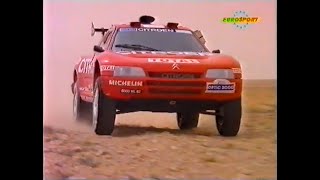 1994 Tunisia Rally Raid  Stage 4  Citroen ZX  Schlesser Buggy  Eurosport [upl. by Kassia]