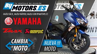 YAMAHA TMAX 530 CON AKRAPOVIC Y TRANSMISION MALOSSI [upl. by Ayenet]